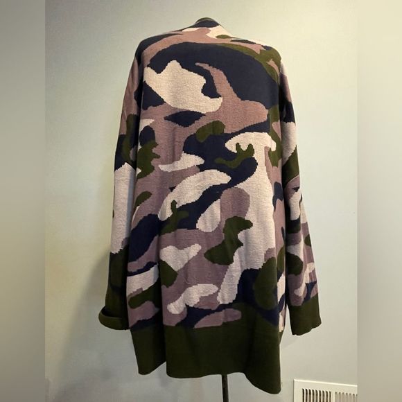 Soft Warm Cammo Cardigan - Picture 2 of 3